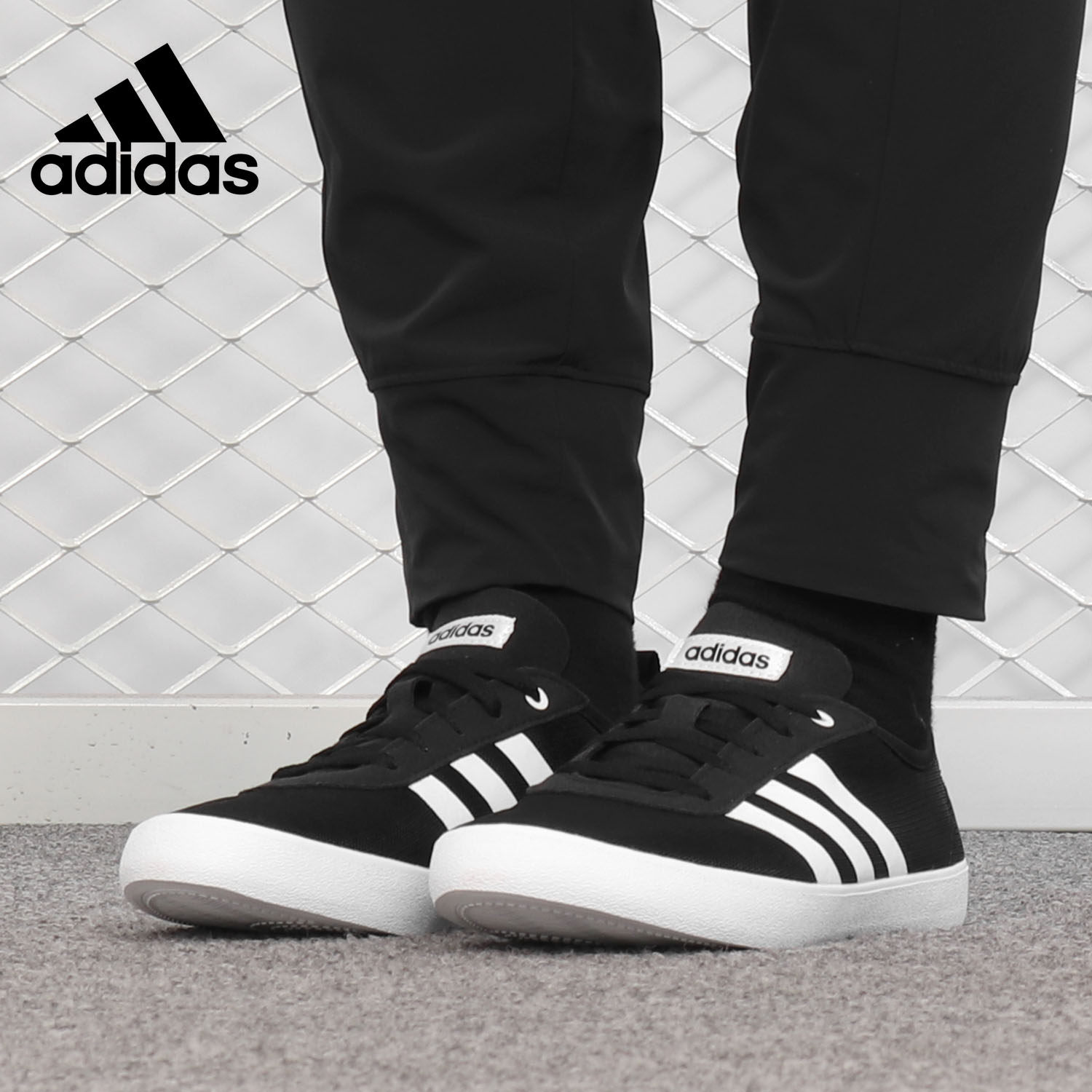 Adidas/阿迪达斯正品 QT VULC 女子系带休闲运动板鞋 DB1386