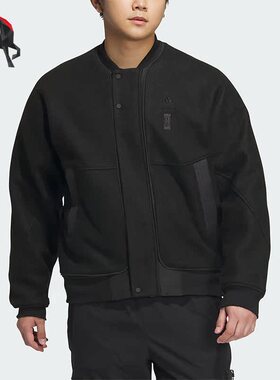 Adidas/阿迪达斯正品冬季男子宽松加绒针织外套IP4910