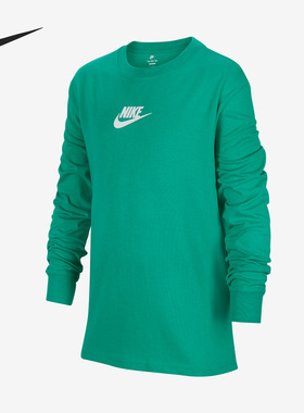 Nike/耐克正品2023新款大童休闲圆领运动长袖T恤FJ2958-324