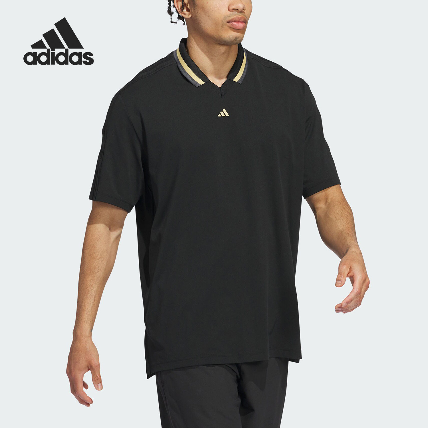 Adidas/阿迪达斯正品2024新款男士透气运动宽松POLO衫IW1425,运动服/休闲服装,运动POLO衫,淘宝优惠券,粉丝福利购,淘宝优惠卷