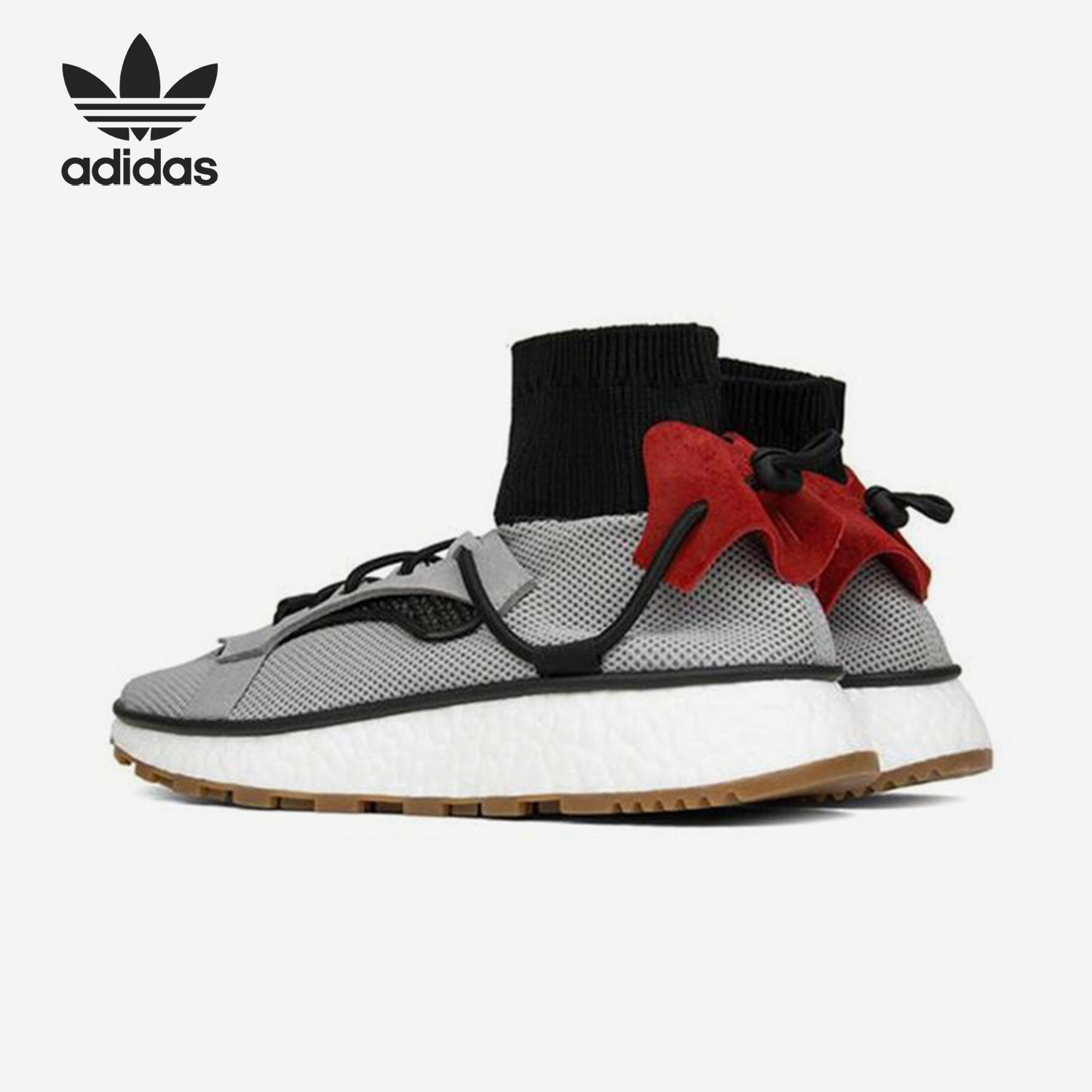 Adidas/阿迪达斯正品三叶草男女运动缓震耐磨袜子跑步鞋CM7826
