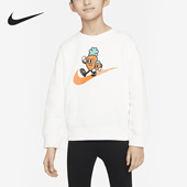 耐克正品 春季 新款 Nike 小童运动休闲加绒套头卫衣FN7117 133