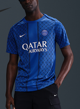 Nike/耐克正品Dri-FIT男士足球训练修身透气经典短袖HJ7150-406