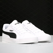 彪马正品 Smash Vulc黑白皮质复古男女运动休闲板鞋 Puma 359622