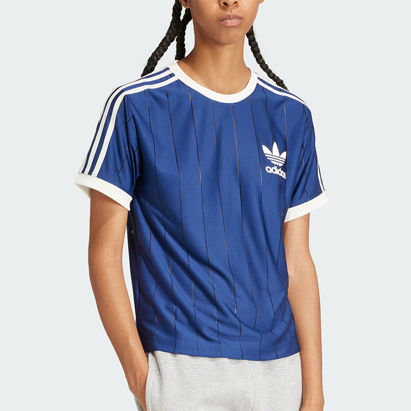 Adidas/阿迪达斯正品三叶草女士夏季复古运动短袖T恤IR7466