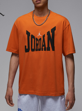 Nike/耐克正品JORDAN男士圆领运动休闲透气印花短袖HV3895-805