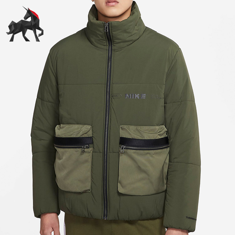 耐克正品休闲运动立领棉服dd5930