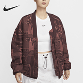 耐克正品 Naomi Osaka女士提花时尚 Nike 宽松外套FV7796 652