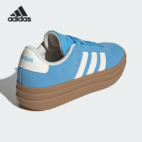 Adidas/阿迪达斯正品VL COURT BOLD女士耐磨厚底休闲板鞋KJ6855