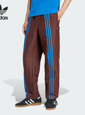 Adidas/阿迪达斯正品三叶草男士休闲复古提花运动裤JN5970