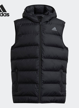 Adidas/阿迪达斯正品 YB GILET 儿童保暖隔层棉马甲 HA2524