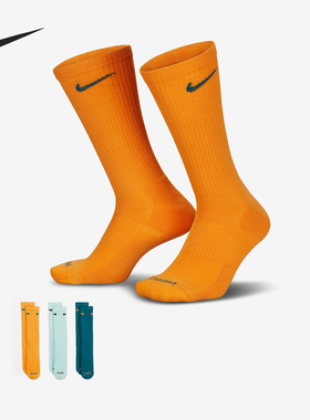 Nike/耐克正品新款男女同款训练透气运动袜三双装SX6888-932