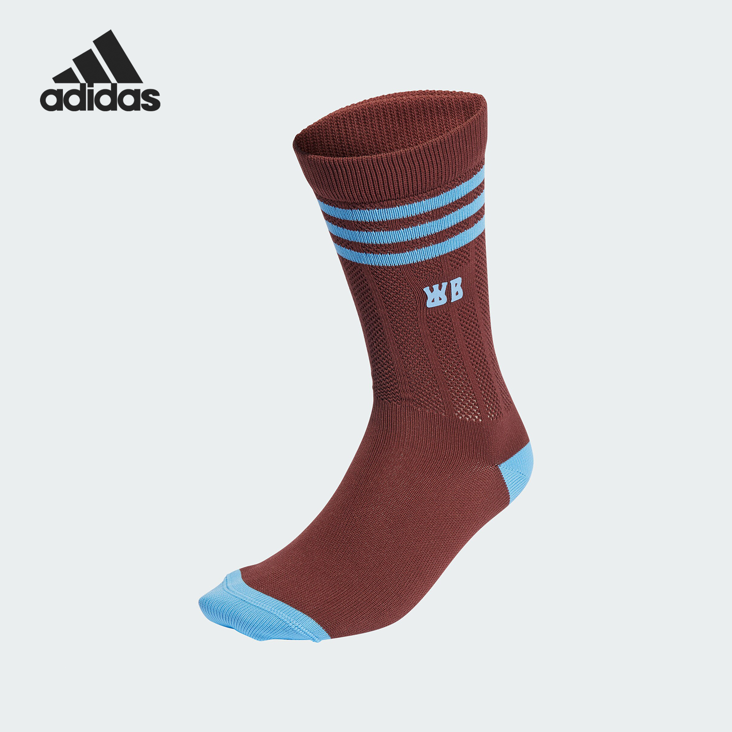 阿迪达斯男女同款透气袜子一双装