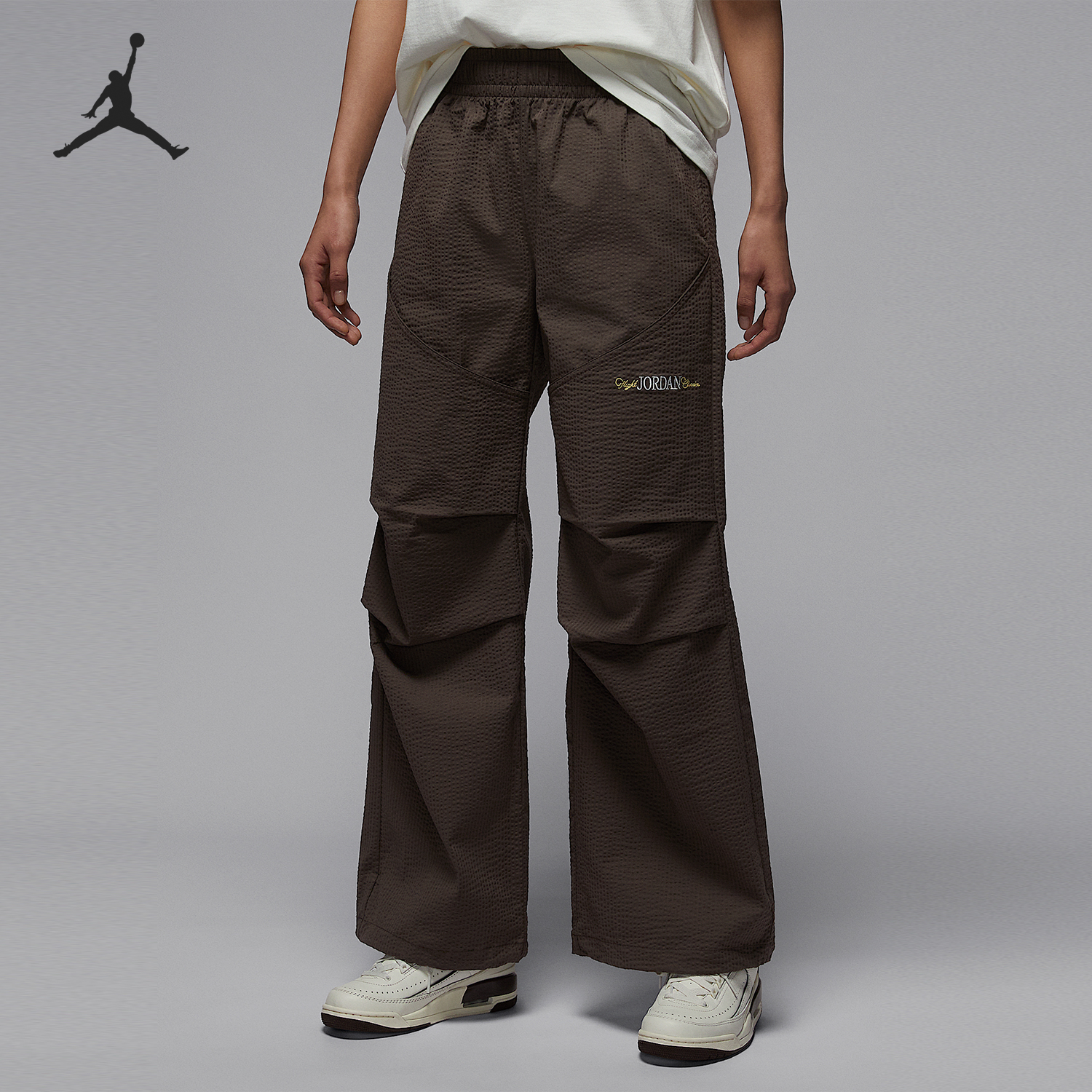 Nike/耐克正品JORDAN女士宽松复古轻盈经典休闲长裤IF0382-004