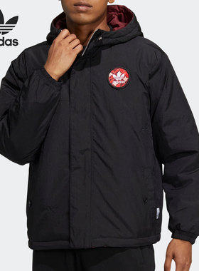Adidas/阿迪达斯正品三叶草春季男子双面棉服HD0330