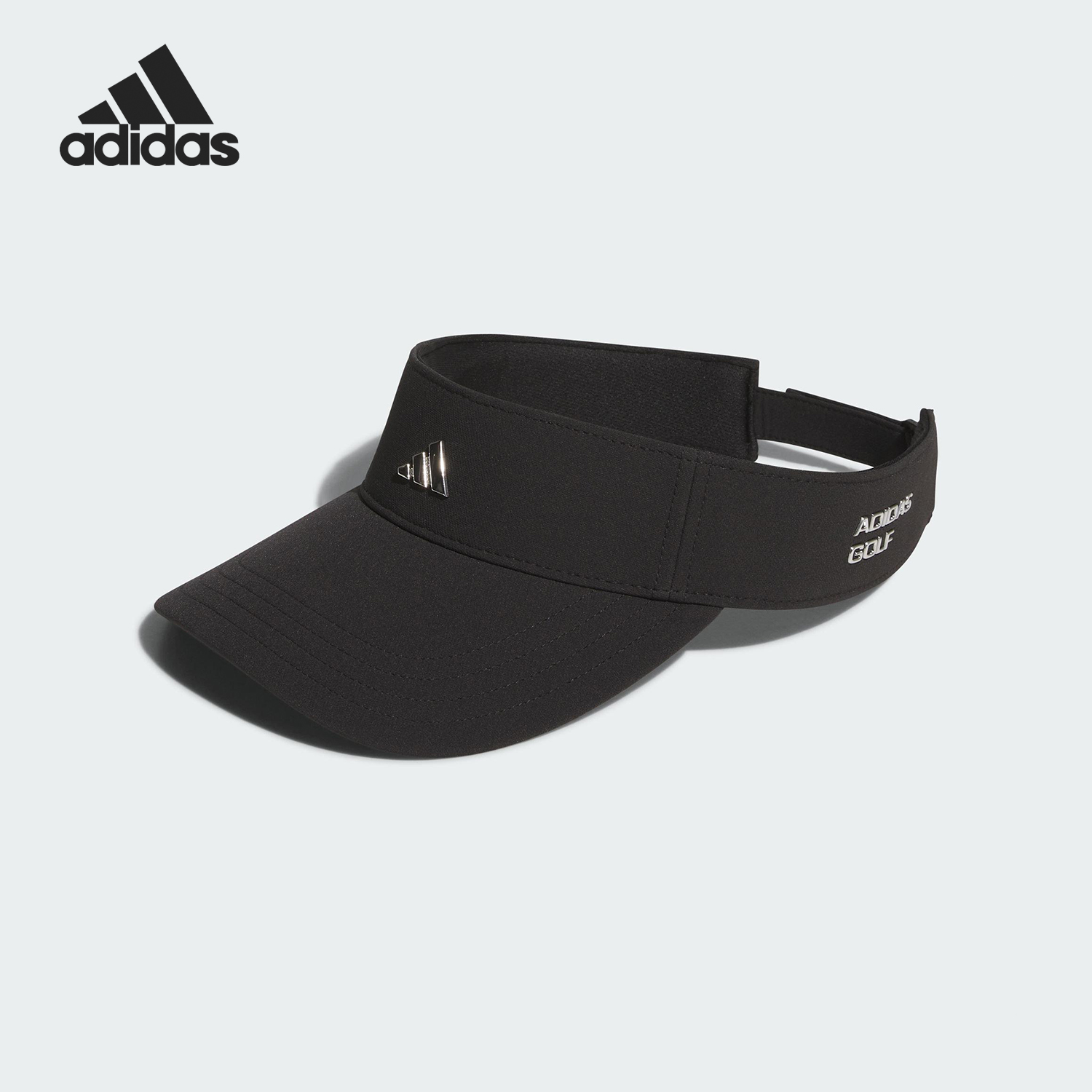 Adidas/阿迪达斯正品METAL VISOR男女运动经典遮阳空顶帽JY1596