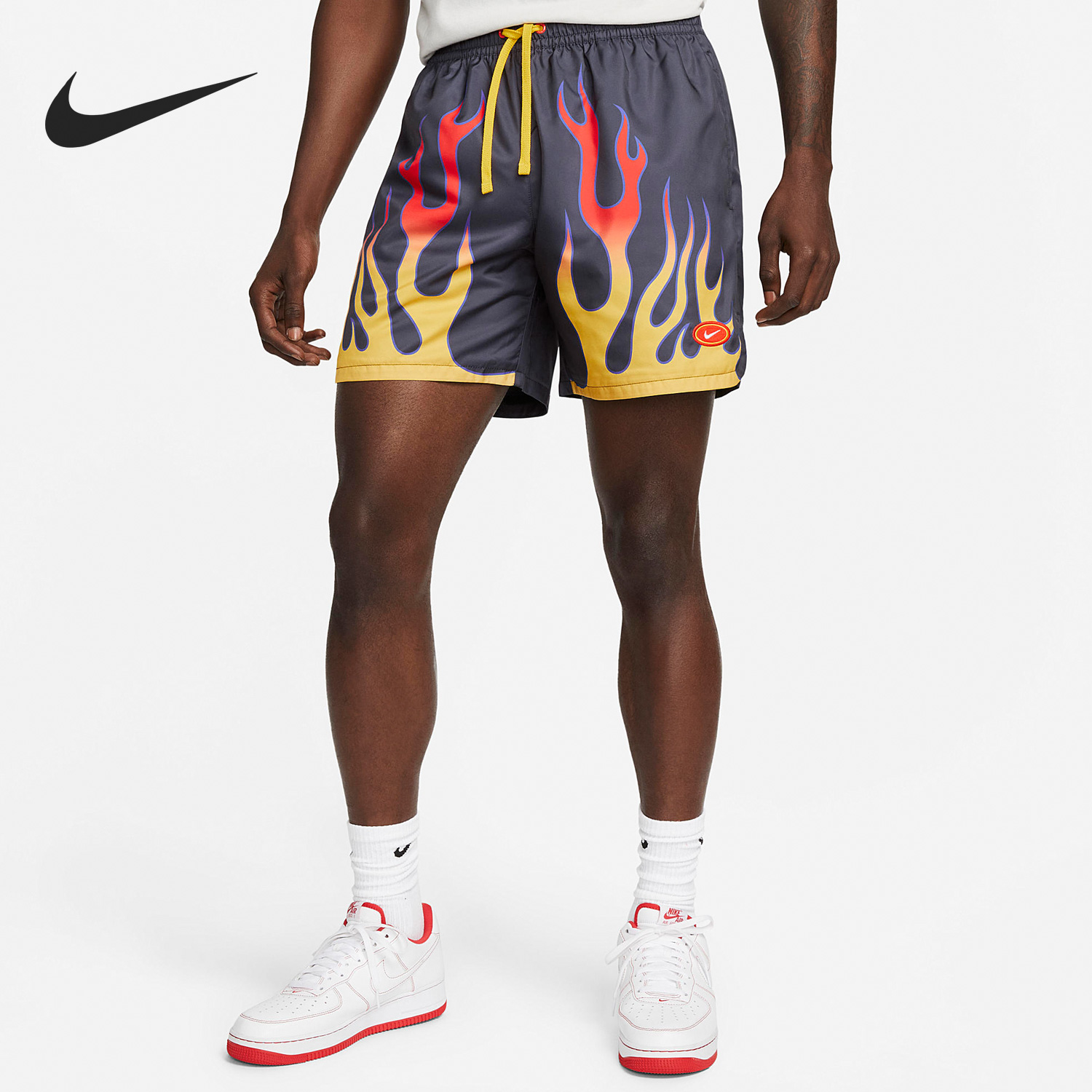 Nike/耐克官方正品Americana flames休闲男子运动短裤DV9628-010