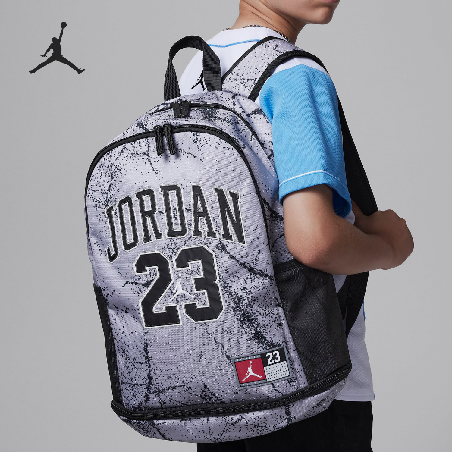 Nike/耐克正品JORDAN男女户外旅行印花学生书包FQ0951-011