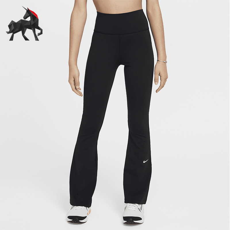 Nike/耐克大童高腰喇叭紧身裤