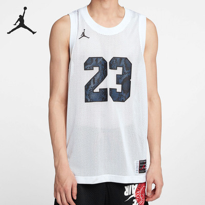 Nike/耐克正品19 AJ11 23号蛇纹 网眼男子休闲运动篮球背心CI0305