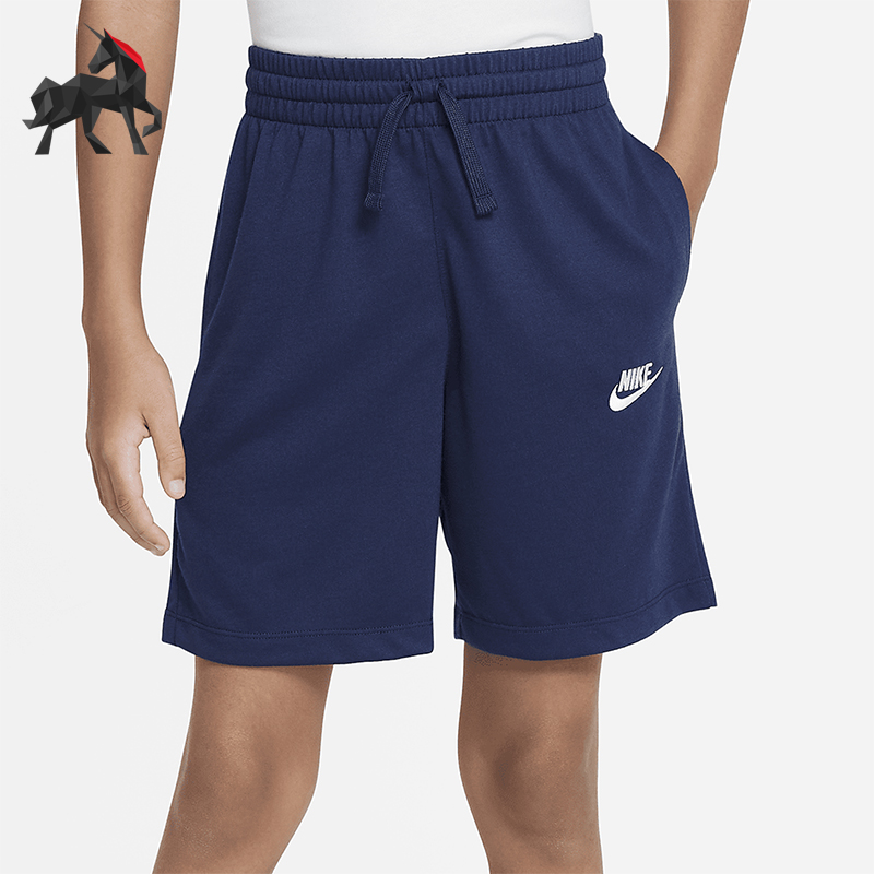 耐克大童男孩运动针织短裤