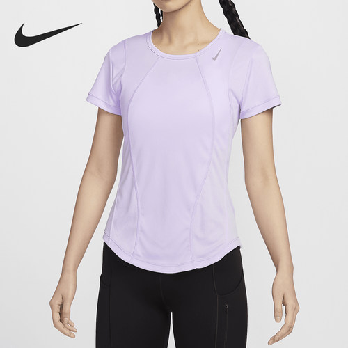Nike/耐克正品Fast Dri-FIT 女士夏季短袖跑步上衣FN2519-512