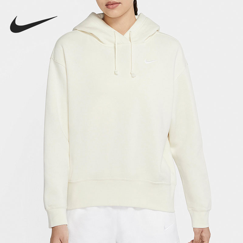 休闲耐克耐克休闲运动加绒连帽衫