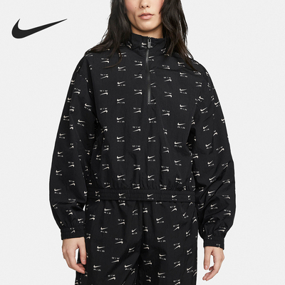 耐克女士运动立领时尚长袖