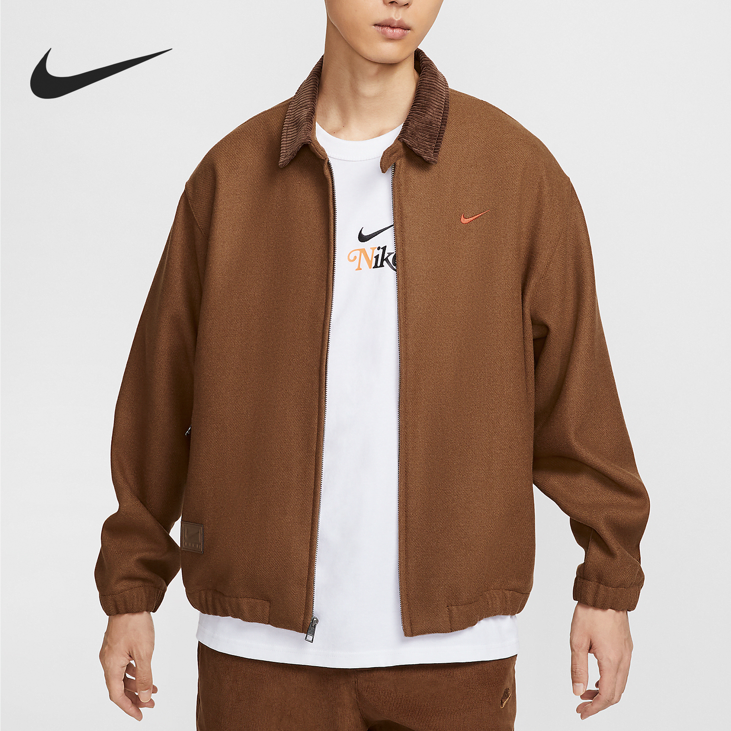 Nike/耐克官方正品Premium 男士梭织工装宽松运动夹克HQ4744-281
