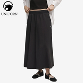 彪马正品 Skirt女士运动宽松半身裙634064 Midi Woven Puma