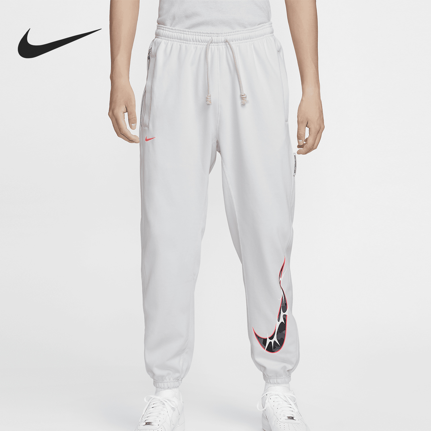Nike/耐克正品秋季新款男士加绒篮球训练束脚长裤HV1844-016
