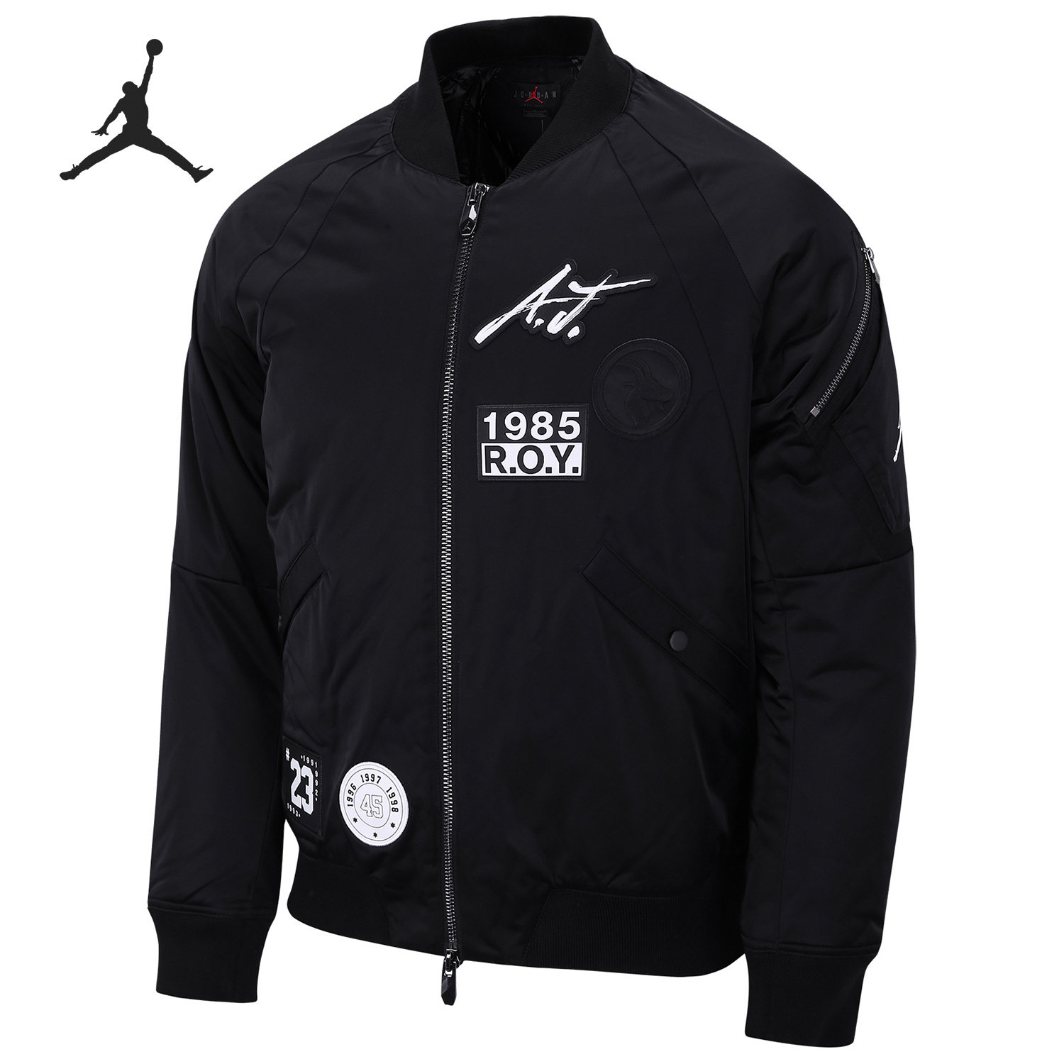 Nike/耐克正品JORDAN 男子立领保暖印花休闲运动棉服 CK1358