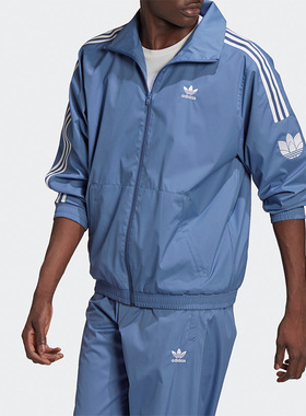 Adidas/阿迪达斯正品三叶草梭织男子休闲运动休闲夹克外套GN3536