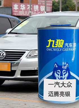 九狼汽车漆大成品众改色车喷烤补漆漆迈腾亮银冰川蓝炫影黑开罗金