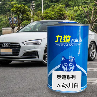 九狼汽车成品色漆奥油漆迪A4A5改色漆冰川白柚木棕色白金色花剑银