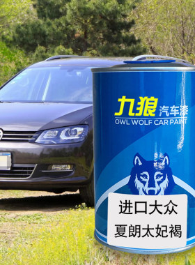 九狼汽车漆大成品众改色车喷烤漆夏太妃褐色澄清蓝朗海潮蓝荒漠棕