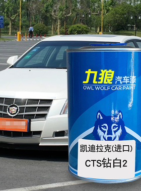 九狼汽车漆凯迪成拉克品漆改色4S店原漆CTS钻白色摩卡灰炫黑柏红