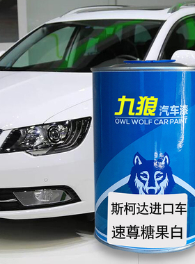 九狼汽车漆斯柯成品达漆4S店喷漆速尊糖果白银色斯柯达Citigo黄色