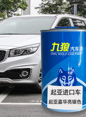 九狼汽车漆起成品亚漆原车漆嘉华亮银色VQ极光黑Ray EV白色亮银色
