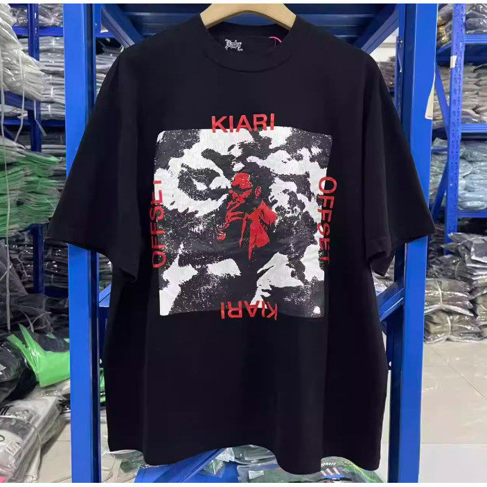 PALY HOLLYWOOD FOR KIARI BOX SET联名洗水做旧宽松纯棉男女短袖