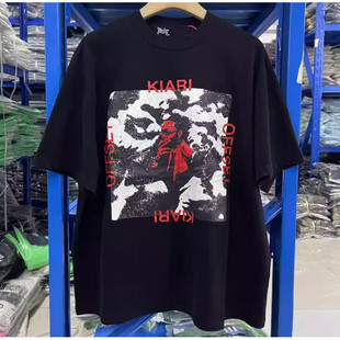 PALY HOLLYWOOD FOR KIARI BOX SET联名洗水做旧宽松纯棉男女短袖