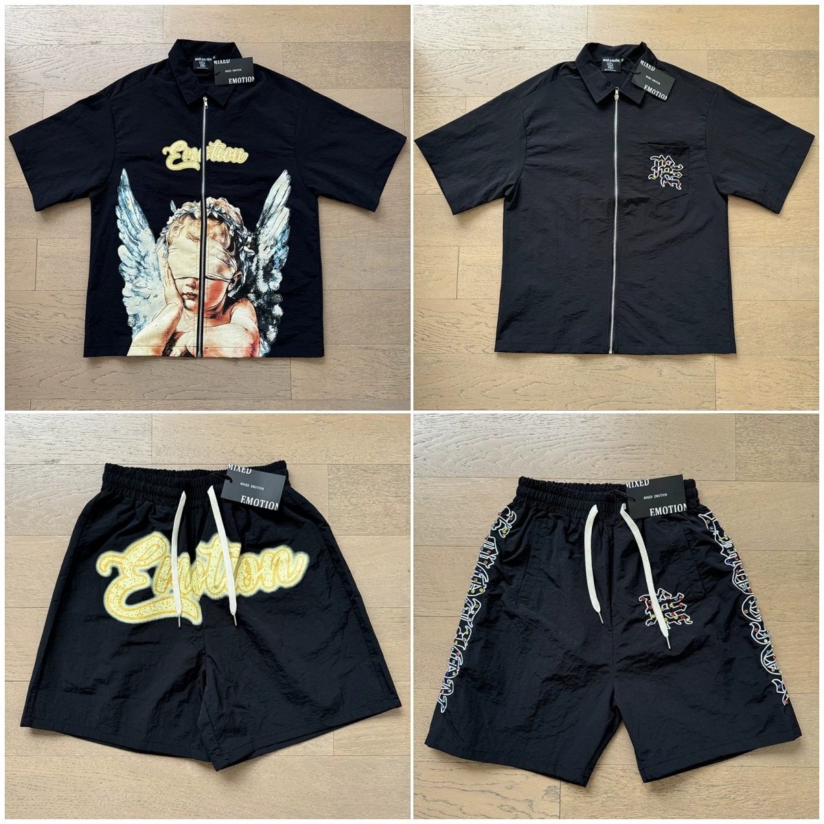 MIXEDEMOTION美潮高街短袖衬衫