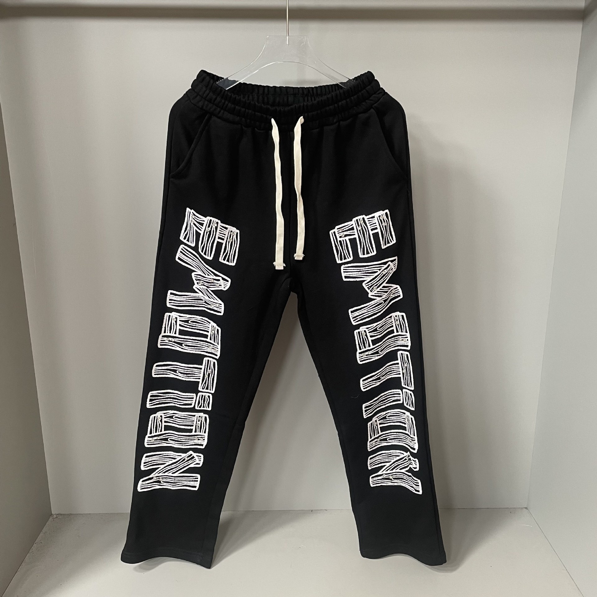 MIXEDEMOTION纯棉毛圈休闲裤