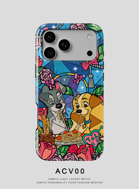 Acvoo复古卡通可爱情侣iPhone16Promax保护14适用于苹果13手机壳12防摔壳11不褪色可水洗plus全包