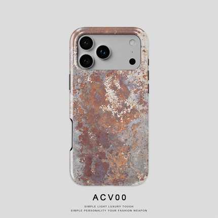 Acvoo创意做旧iPhone17Promax保护16适用于苹果15手机壳14防摔壳13不褪色12环保可水洗Air全包