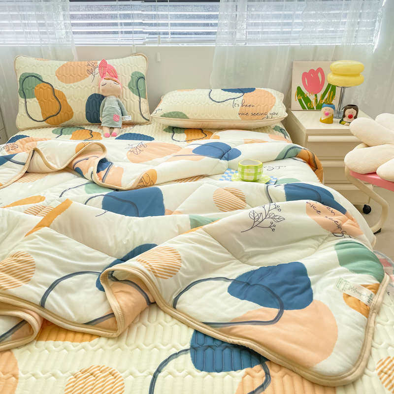 A类乳胶凉席四件套床笠款夏天夏季可机洗冰丝席三件套学生空调席4,床上用品,乳胶席,淘宝优惠券,粉丝福利购,淘宝优惠卷