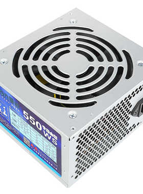 包邮爵柏550WS台式电脑主机电源额定450W静音电源6P显卡供电背线