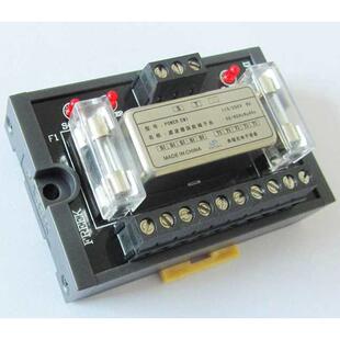 滤波器保险丝端子台D072-10A交流电220V栅栏式一分四欧式接线1分6