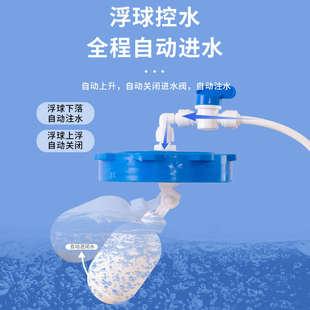 浮球水满自动停储水桶家用食品级纯净饮水桶折 净水器自动上水装