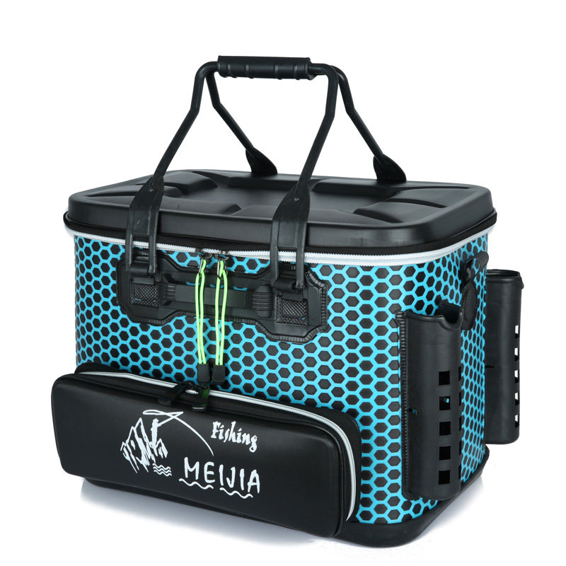 新款包邮EVA加厚手提大中小折叠钓鱼桶装活鱼水桶水箱鱼篓渔具